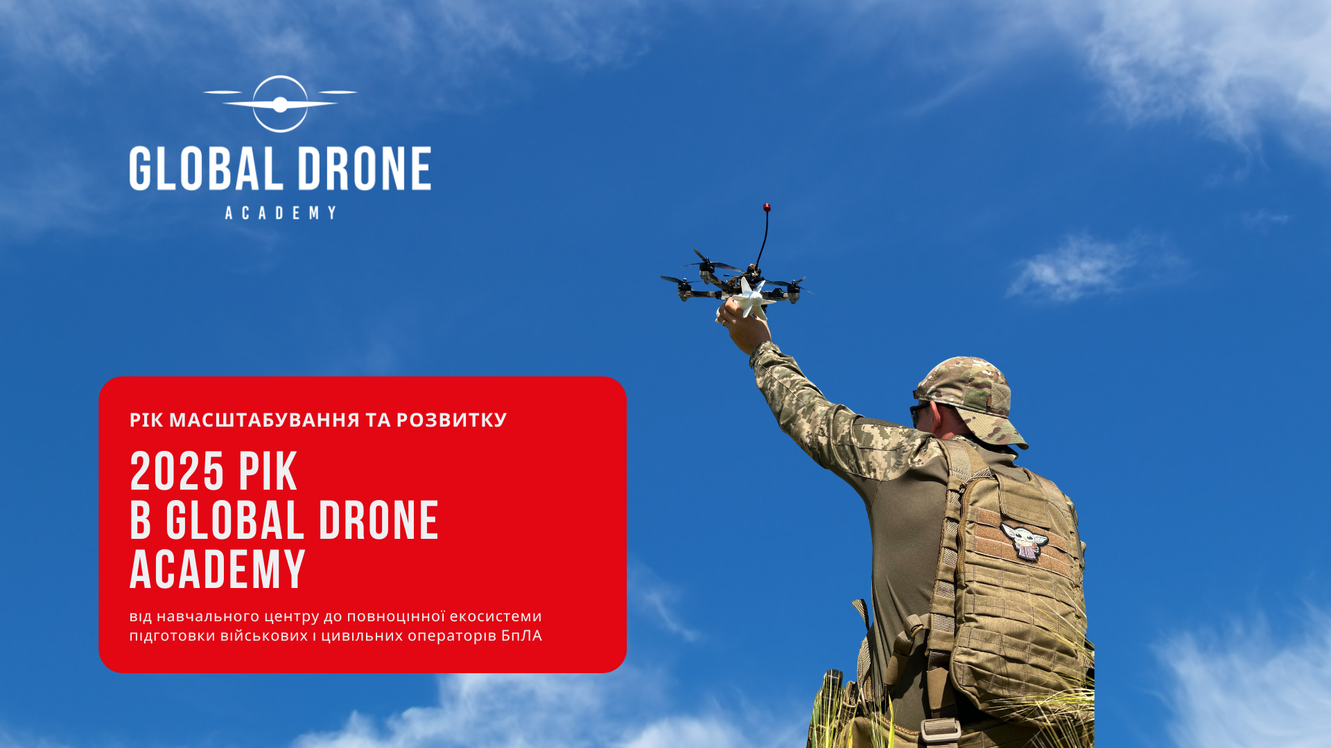2025 — рік системних змін і масштабування екосистеми Global Drone Academy